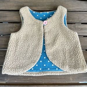 Mini Boden Sherpa Vest 2-3